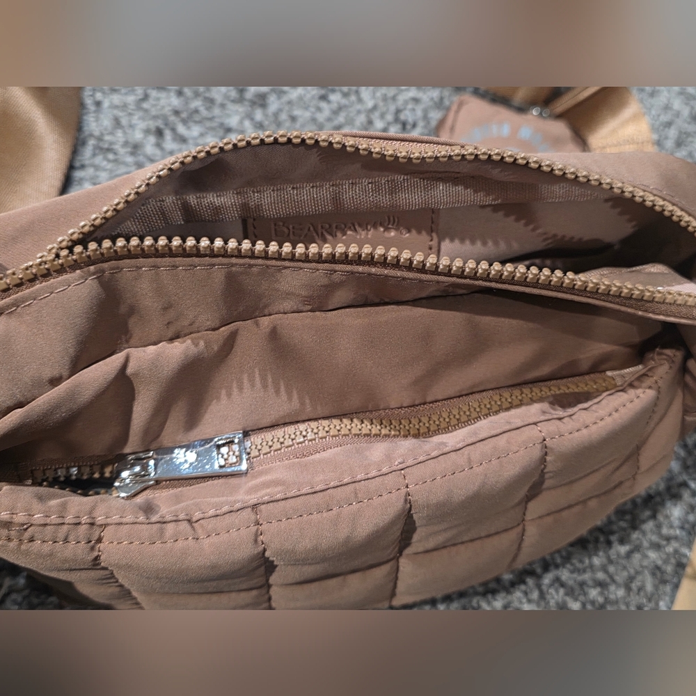 BearPaw Quilted Crossbody Bag in Dusty Rose - Picture 4 of 9